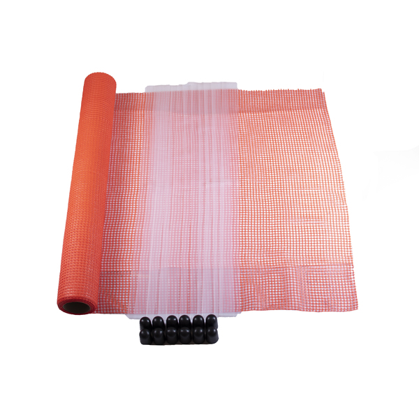 Volm Orange EZ Pocket Net Fence, 4FT x 100FT F100022